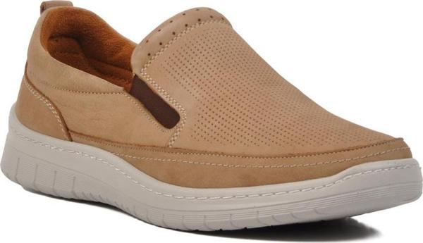 Ayakmod 809 Kum Nubuk Hakiki Deri Erkek Günlük Ayakkabı - Image 1