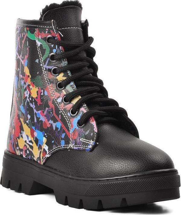 Ayakmod Arz 2301001-F Siyah İçi Kürklü Fermuarlı Çocuk Bot - Image 1