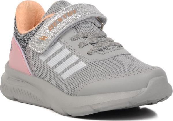 Ayakmod B100-FY Buz-Pudra Cırtlı Çocuk Spor Ayakkabı - Image 1