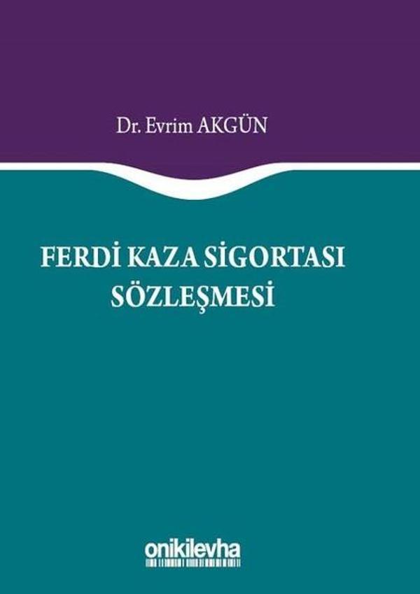 Ferdi Kaza Sigortası Sözleşmesi - On İki Levha Yayıncılık - Image 1