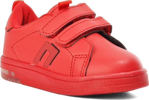 Ayakmod Pepe Kısa-B Kırmızı Çocuk Cırtlı Sneaker - Image 1