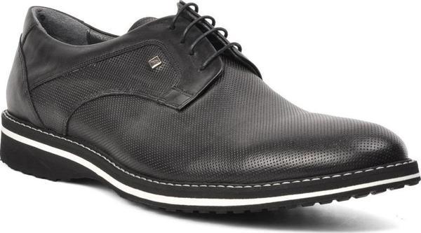 Fosco 8071 A-Siyah Hakiki Deri Erkek Casual Ayakkabı - Image 1