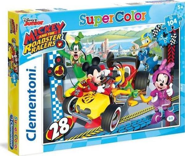 Clementoni Cle-Puz.104Mickey&Road.Racers 27984 - Image 1