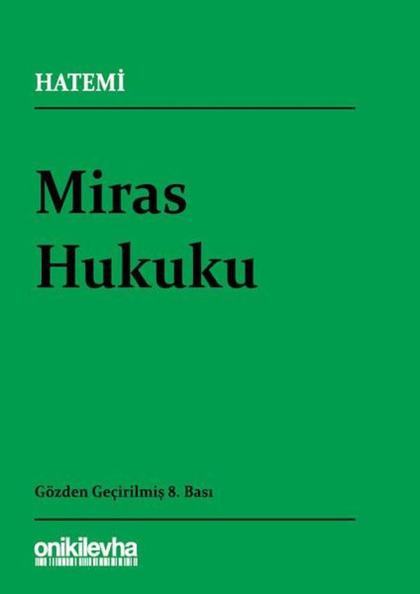 Miras Hukuku - On İki Levha Yayıncılık - Image 1