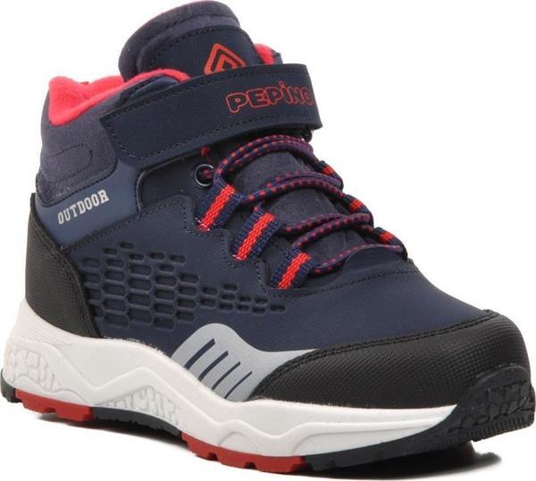 Pepino 1391-P Lacivert-Kırmızı İçi Polarlı Çocuk Outdoor Bot - Image 1