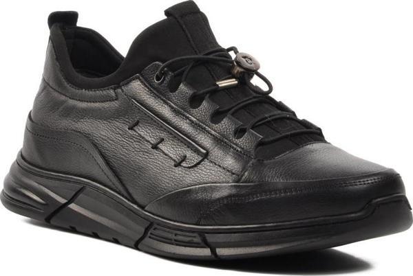 Pierre Cardin 382212 Siyah Hakiki Deri Erkek Casual Ayakkabı - Image 1