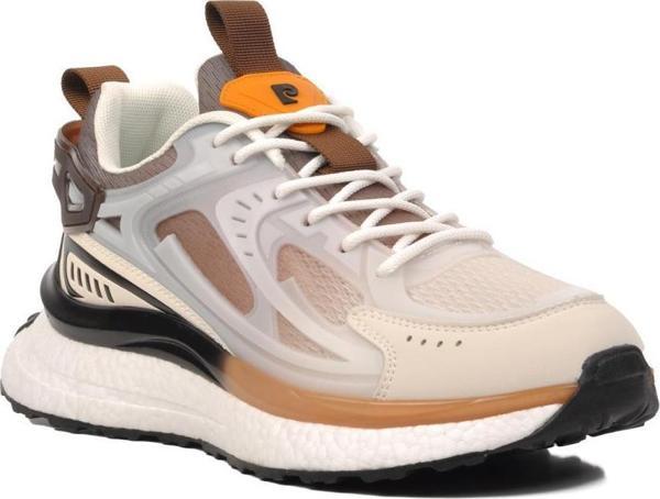 Pierre Cardin PCI-10105 Beyaz-Kahve Erkek Spor Ayakkabı - Image 1