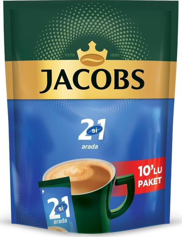 Jacobs 2'si 1 Arada Karışım Kahve 10'lu Paket - Image 1