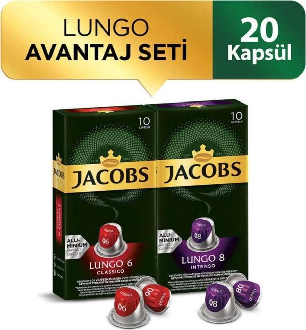 Lungo Kapsül Kahve Avantaj Seti 20 Kapsül - Image 1