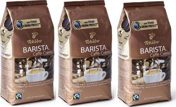 Tchibo Fırsat Paketi Barista Caffe Crema Çekirdek Kahve 3 Adet 1kg - Image 1