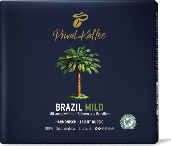 Tchibo Privat Kaffee Brazil Mild Öğütülmüş Filtre Kahve 2x250 g - Image 1