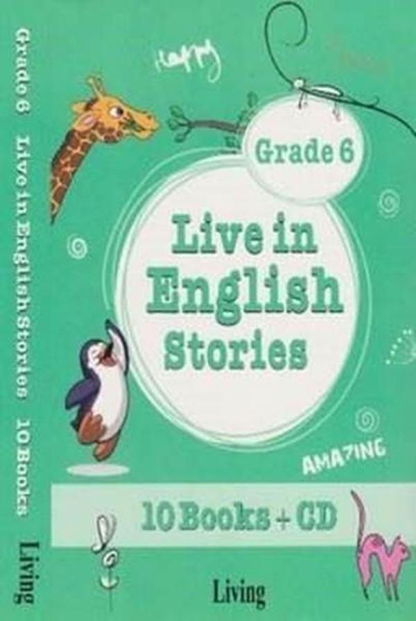 Grade 6 Live in English Stories-10 Books CD - Living English Dictionary - Image 1