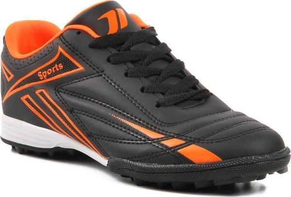 Ayakmod 125 Siyah-Turuncu Unisex Halı Saha Ayakkabısı - Image 1