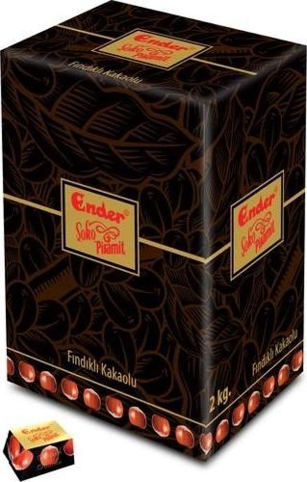 Ender Şoko Piramit Fındıklı Kakaolu 1 kg Bayram Şekeri - Image 1