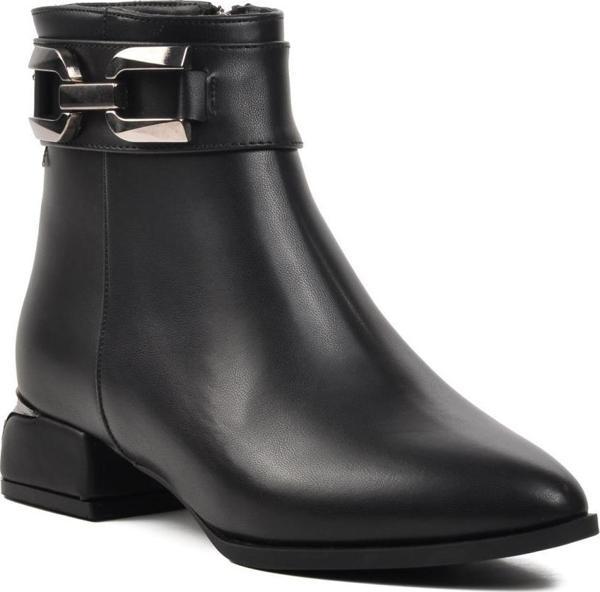 Ayakmod 248035 Siyah İçi Polarlı Kadın Bot - Image 1