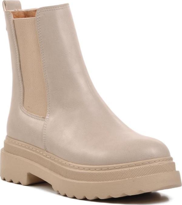 Ayakmod 261074 Bej Kadın Chelsea Bot - Image 1