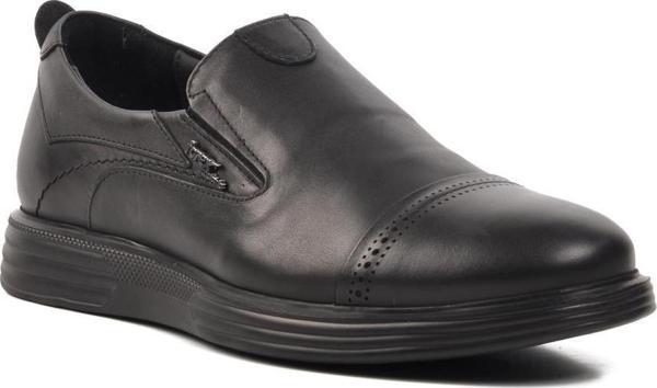 Ayakmod 2917 Siyah Hakiki Deri Erkek Casual Ayakkabı - Image 1