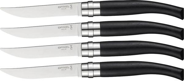 Opinel OP-001827 10 cm Abanoz Saplı 4'lü Biftek Bıçağı Seti - Image 1