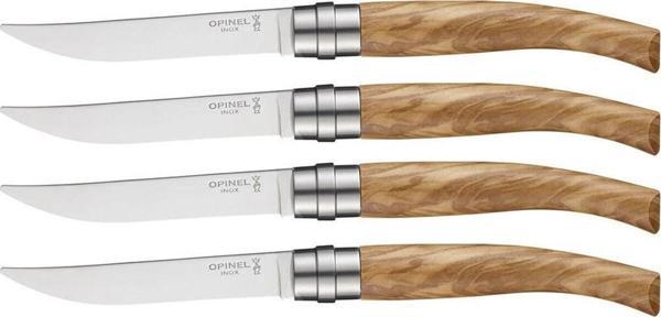 Opinel OP-001830 Table Chic 4'lü Et Bıçağı (Zeytin Ağaç Saplı) - Image 1