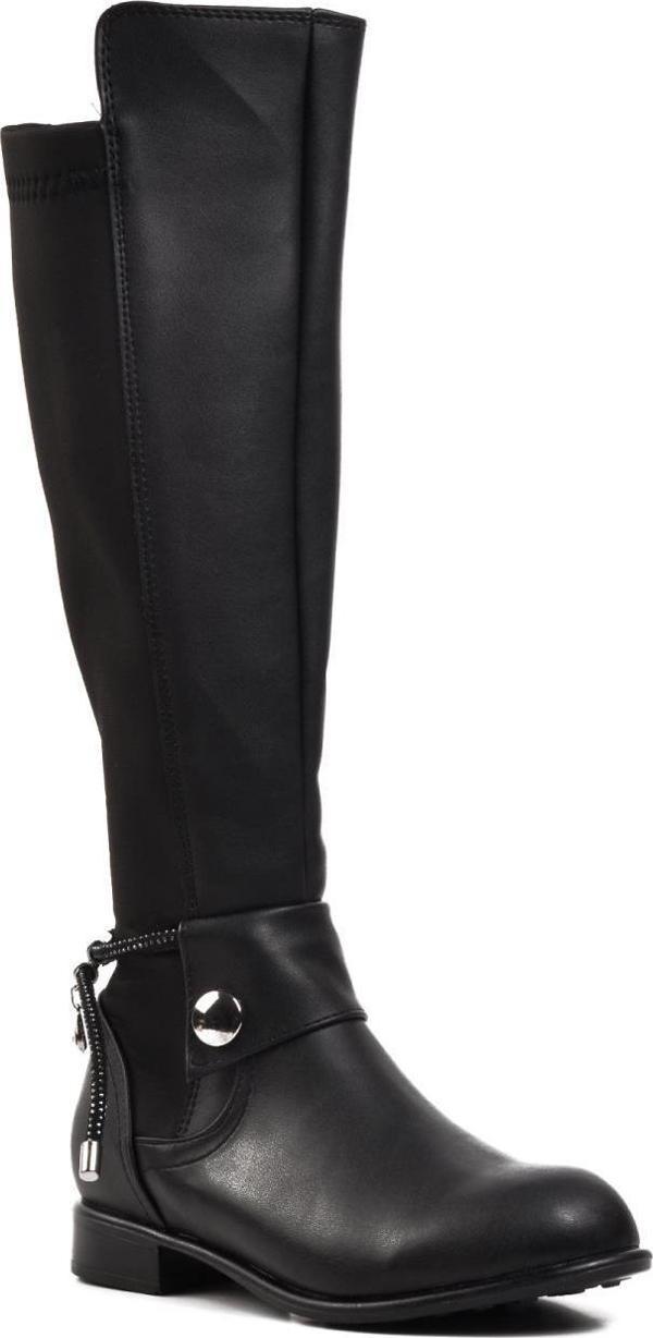 Ayakmod 409098 Siyah İçi Polarlı Kadın Çizme - Image 1