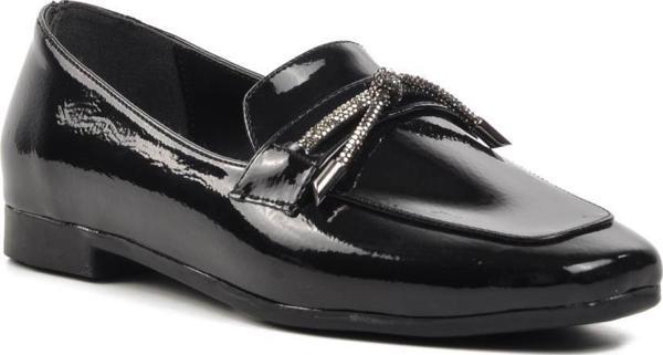 Ayakmod 514508 Siyah Kadın Loafer Ayakkabı - Image 1