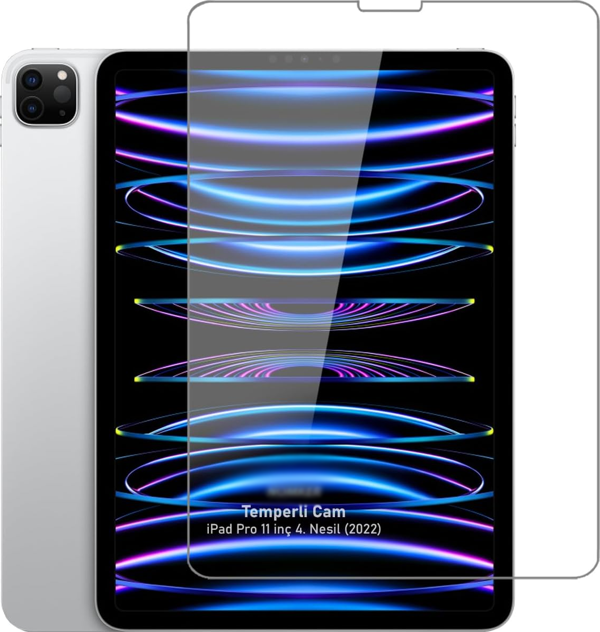 Apple iPad 10.9 inç 2022 5.Nesil Qpen  5in1 Temperli Cam Ekran Koruyucu - Image 1