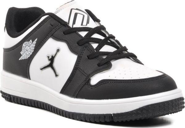 Ayakmod Haykat Kısa Siyah-Beyaz Unisex Sneaker - Image 1
