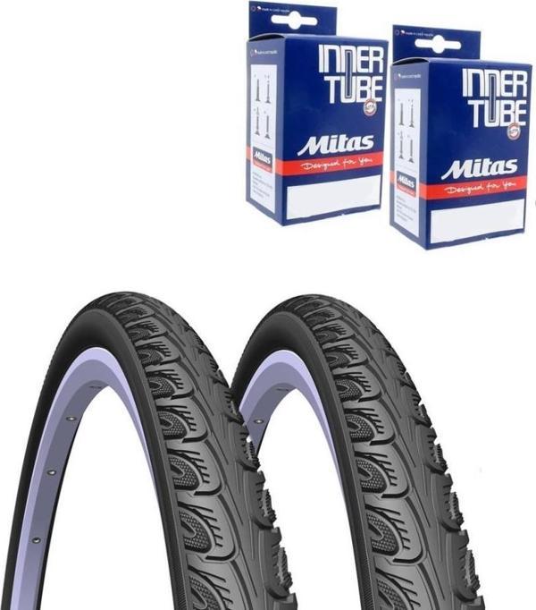 Rubena Mitas 27.5x1.50 Şehir Bisikleti Lastik Seti 2 İç 2 Dış Oto - Image 1