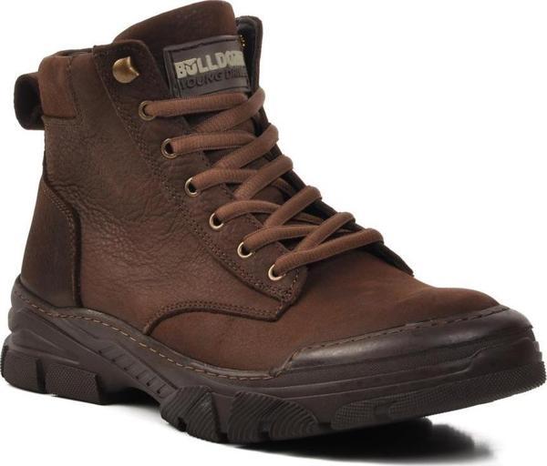 Bulldozer 240038 Kahve Nubuk Hakiki Deri Erkek Bot - Image 1