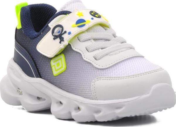Pepino 1415-B Beyaz-Lacivert-Sarı Bebek Spor Ayakkabı - Image 1