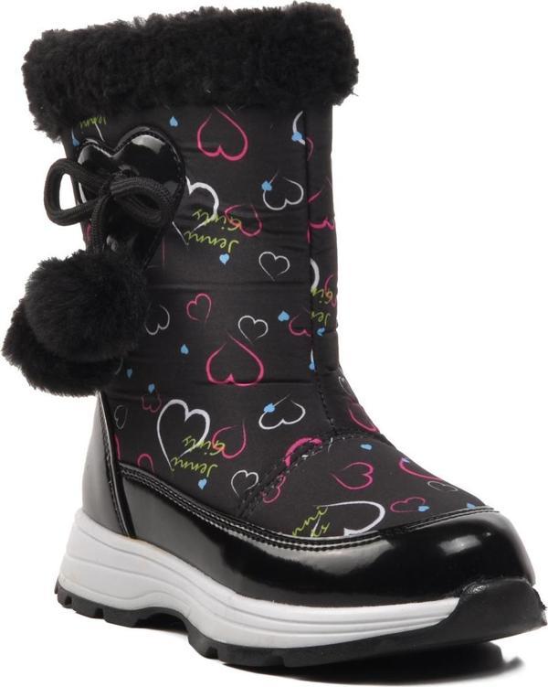 Pepino 1555-P Siyah İçi Polarlı Kız Çocuk Kar Botu - Image 1