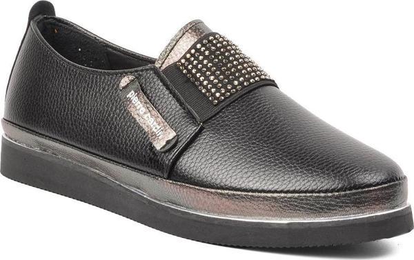 Pierre Cardin Pc-51678 Siyah Taşlı Kadın Günlük Ayakkabı - Image 1