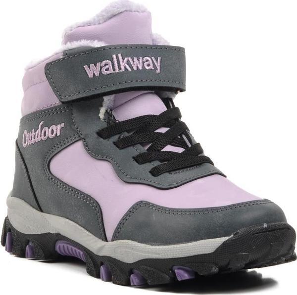 Walkway Leo-F Lila İçi Kürklü Çocuk Outdoor Bot - Image 1
