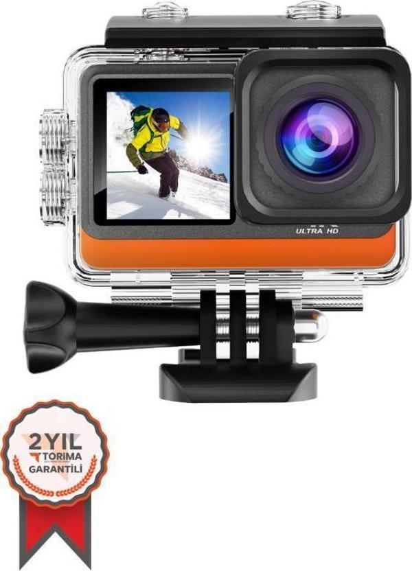 Torima Ac-03 4k Ultra Hd Wifi Su Geçirmez Aksiyon Kamerası Siyah - Image 1