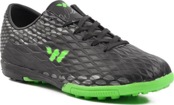 Walkway Victor Siyah Erkek Halı Saha Ayakkabısı - Image 1