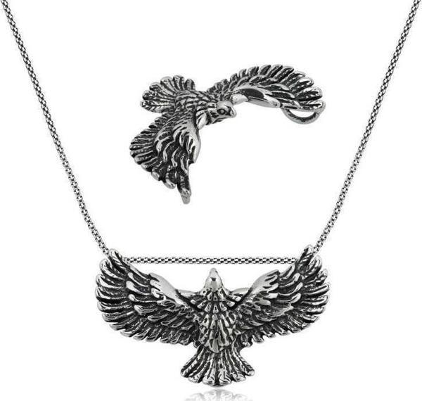 Gümüş Kartal Erkek Kolye - Image 1