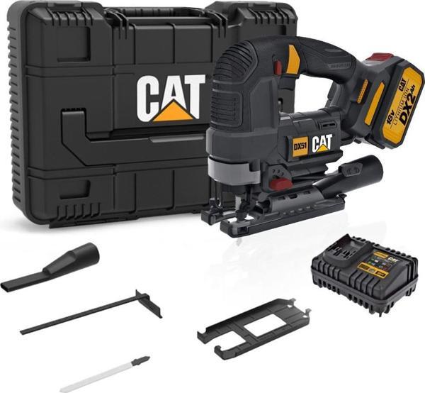 Cat DX51 18Volt/4.0Ah Li-ion Tek Akülü Profesyonel Kömürsüz Dekupaj Testere - Image 1