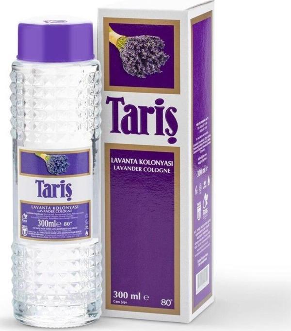 Tariş Lavanta Kolonyası 300 ML Cam Şişe 80° - Image 1