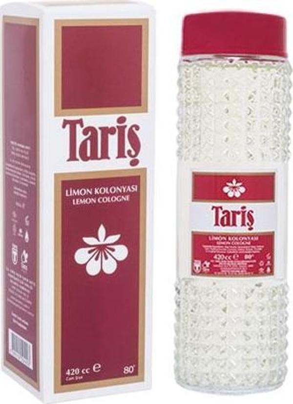 Tariş Limon Kolonyası Cam Şişe 420 cc - Image 1