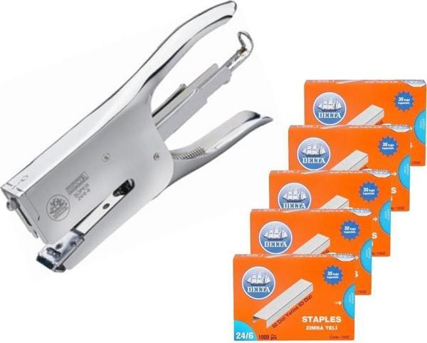 Delta 105 Çelik Pens Zımba Makinesi + 5 Adet Zımba Teli - Image 1