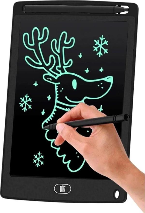 Ebotek Sbz Çocuk Çizim ve Yazı Tableti LCD Tablet 8.5 Inç Dijital Kalemli Ekranlı Grafik Pratik Yazı Çizim Tahtası - Image 1