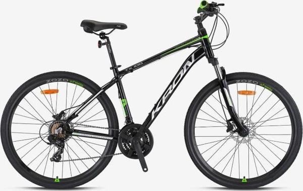 Kron TX100 Trekking Hidrolik Disk 28" Jant 18' Kadro 21 Vites Şehir Bisikleti Siyah Gri Yeşil - Image 1