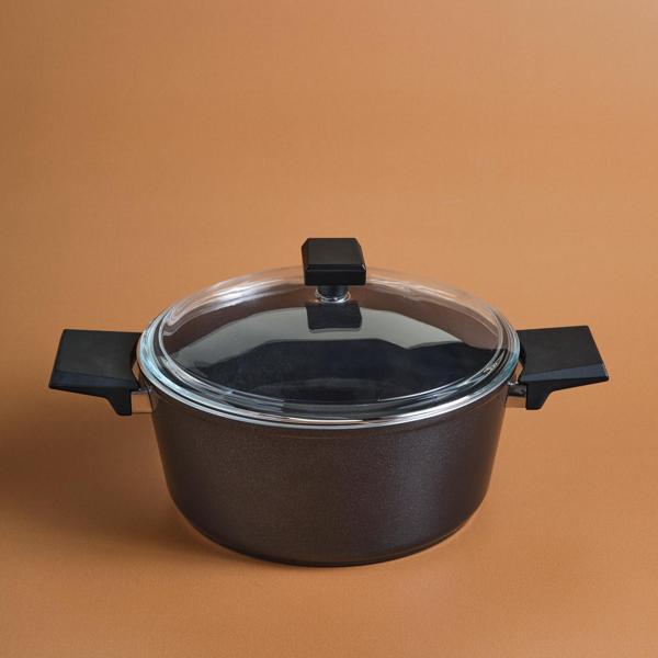 Karaca x Refika Swiss Crystal 24 cm Tencere Black - Image 1