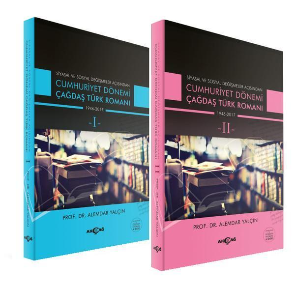Cumhuriyet Dönemi Çağdaş Türk Romanı Seti-2 Kitap Takım - Akçağ Yayınları - Image 1
