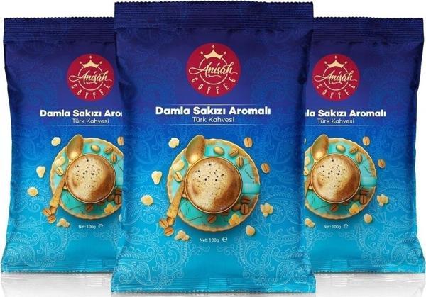 Anisah Coffee Damla Sakızlı Türk Kahvesi 3'lü Paket - Image 1
