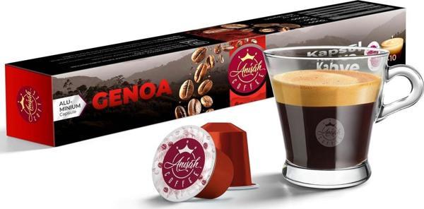 Anisah Coffee Genoa Nespresso Uyumlu Kapsül Kahve 10'lu - Image 1