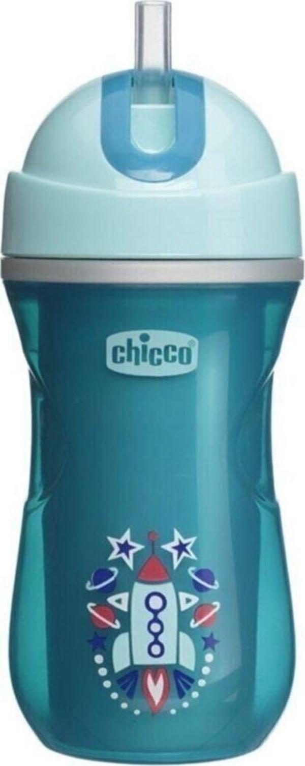 Chicco Isı Yalıtımlı Sport Bardak Pipetli 14 Ay+ Erkek - Image 1