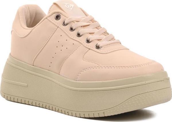 Dunlop DNP-2109 Bej Kalın Taban Kadın Sneaker - Image 1