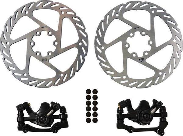 Asistan Bauer DB10 Mekanik Disk Fren Ön/Arka Set - Image 1