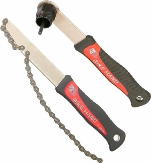Bike Hand YC-501A + YC-126-2A Kaset Tutma Sökme Anahtar Seti - Image 1